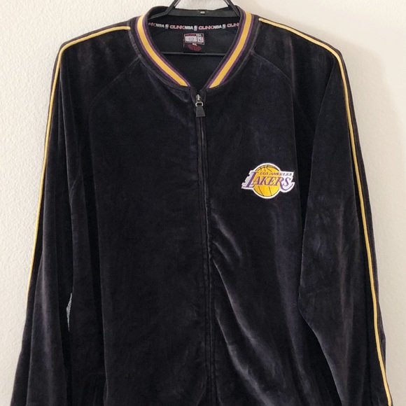 Dunk Other - DUNK LA Lakers Jacket Size 3XL Black Velour